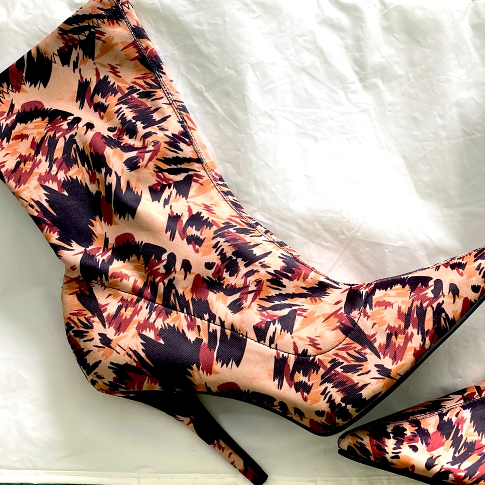 Sock stiletto heels